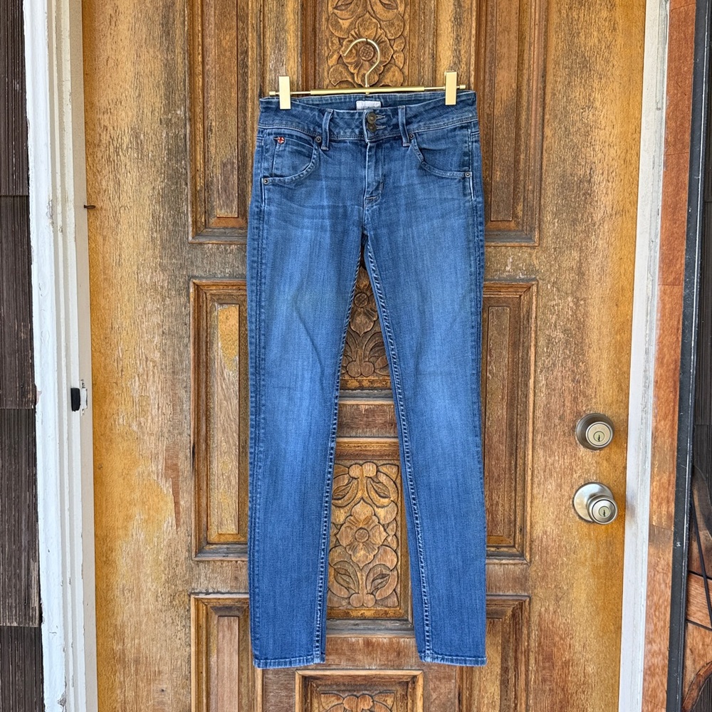 Hudson Collin Midrise Skinny Jean Lux Size 26